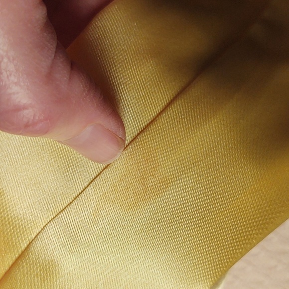 David's Bridal Yellow Strapless Formal - Picture 7 of 9